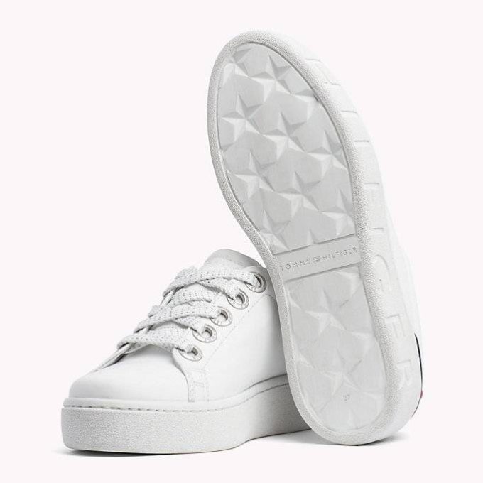 Damskie buty Tommy Fashion sneake białe FW0FW03343