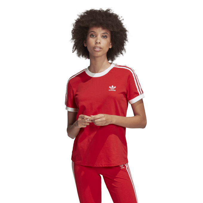 Damska Koszulka Adidas czerwona