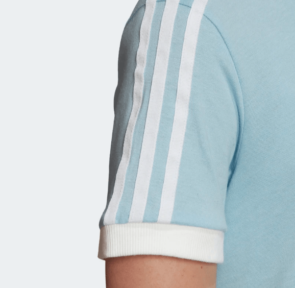 Damska Koszulka Adidas błękitna