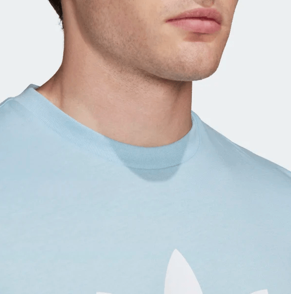Męska koszulka Adidas błękitna