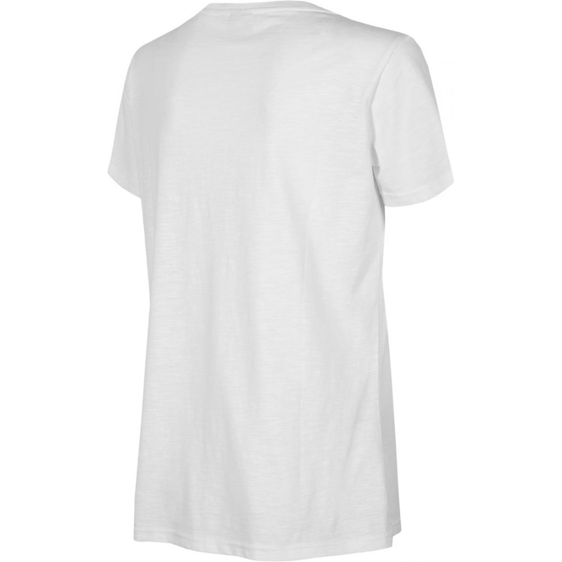 Damski t-shirt 4F  biały