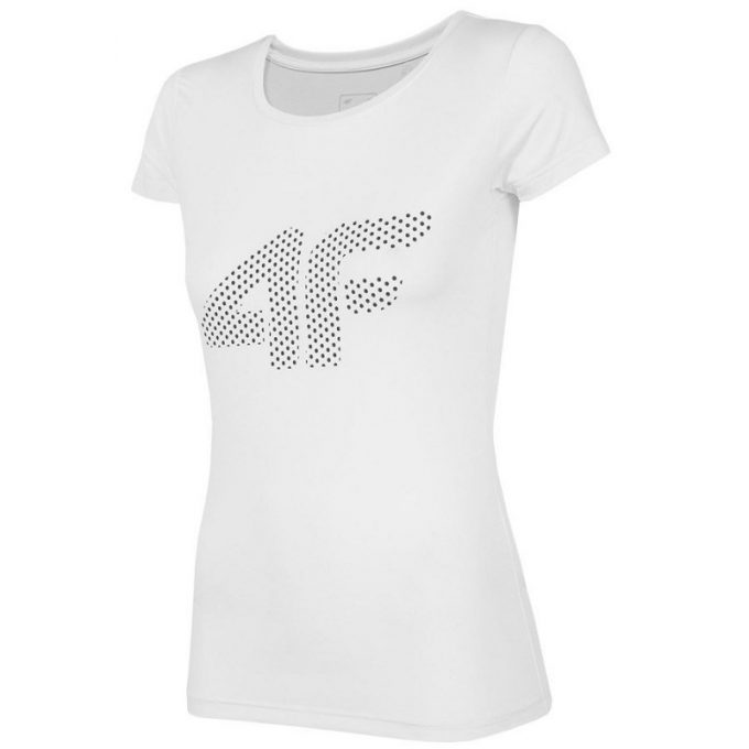T-shirt damski 4F biały