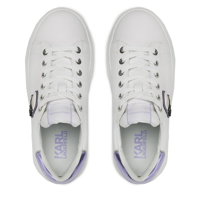 Sneakersy damskie KL62530 White Lthr W/Lilac